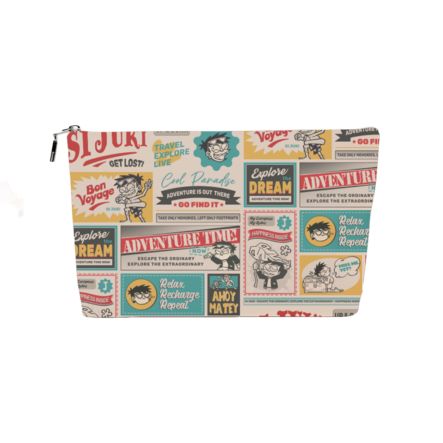 Si Juki Harta Pulau Monyet Pouch Vintage