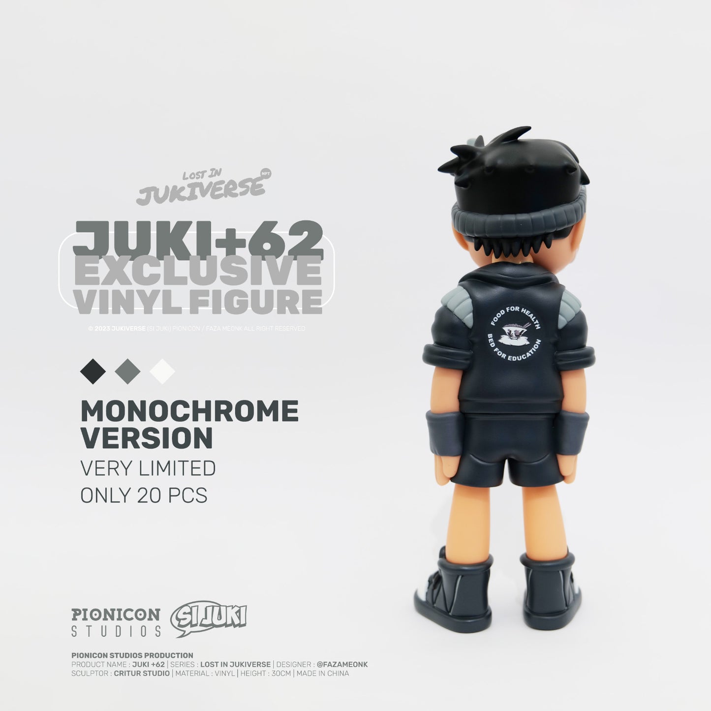 Juki+62 Toys Monochrome Version