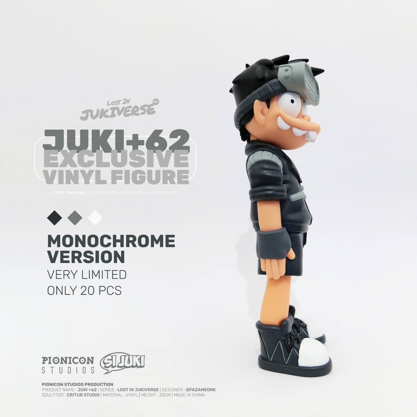 Juki+62 Toys Monochrome Version