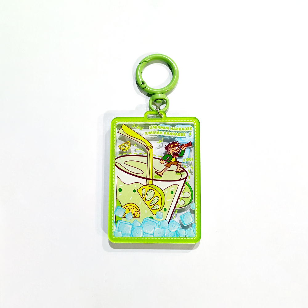 Si Juki Shaker Keychain Fresh Drink