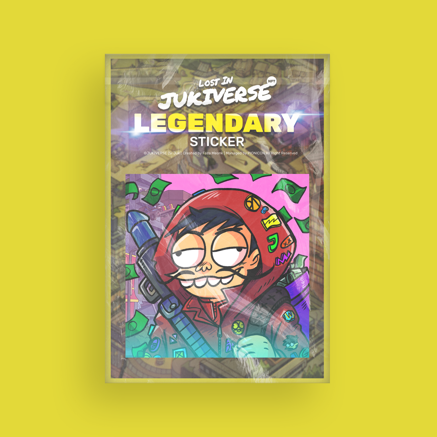 Jukiverse Single Sticker #10