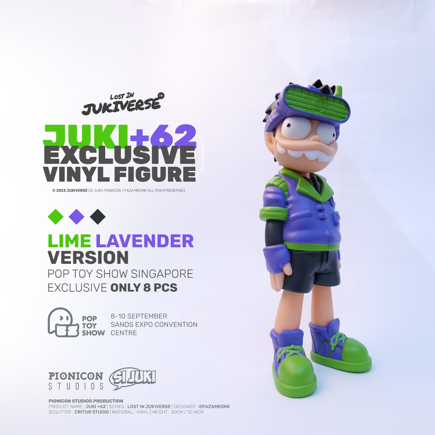 Juki+62 Toys Lime Lavender Version