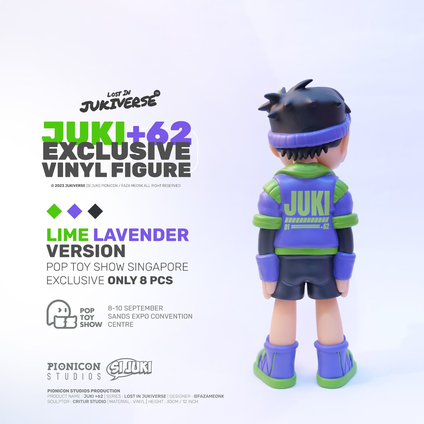 Juki+62 Toys Lime Lavender Version