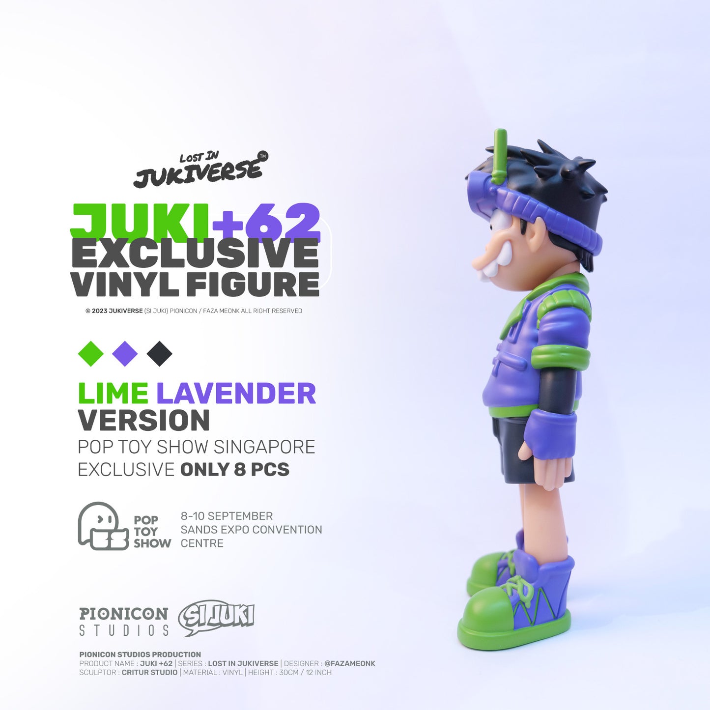 Juki+62 Toys Lime Lavender Version