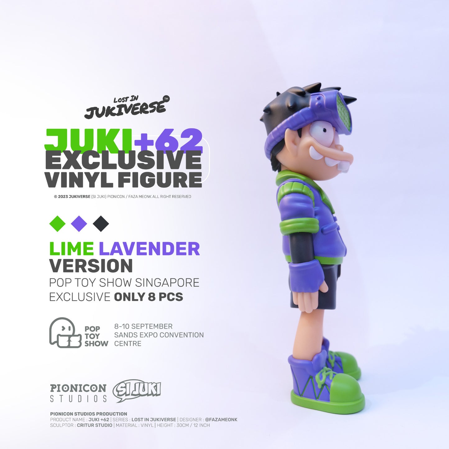 Juki+62 Toys Lime Lavender Version